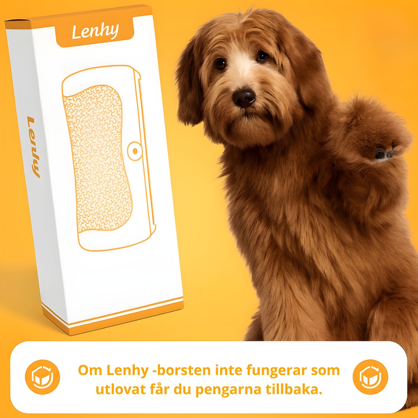 Lenhy™ - Hundborste