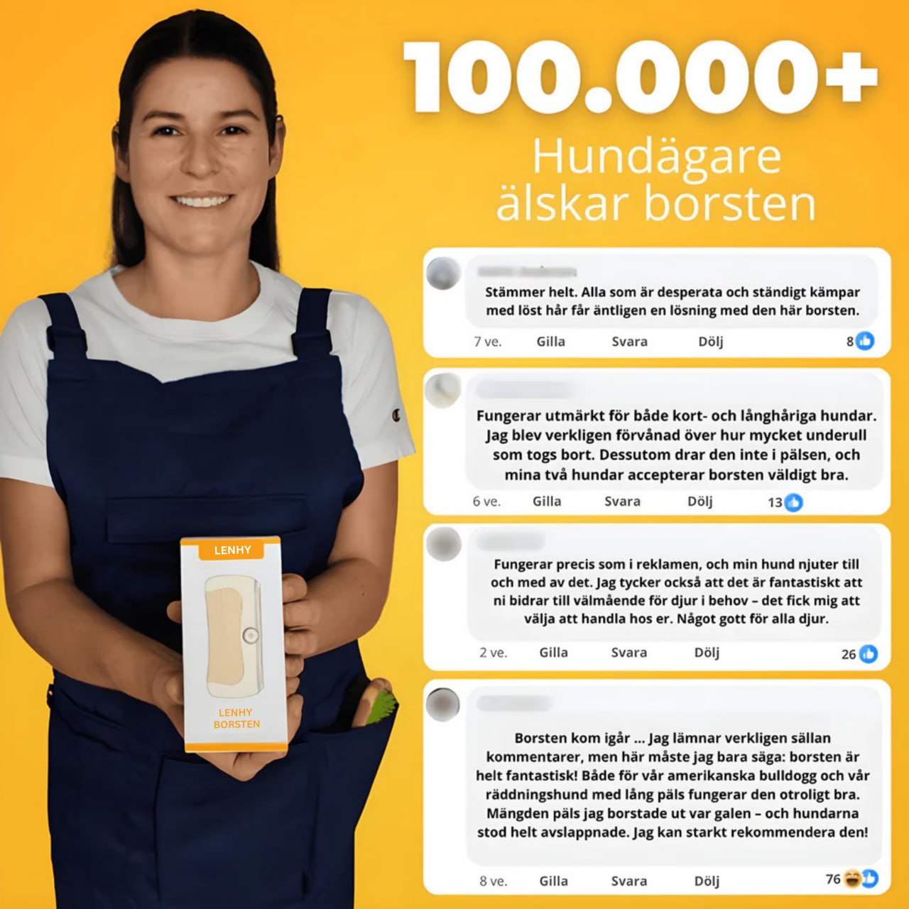 Lenhy™ - Hundborste