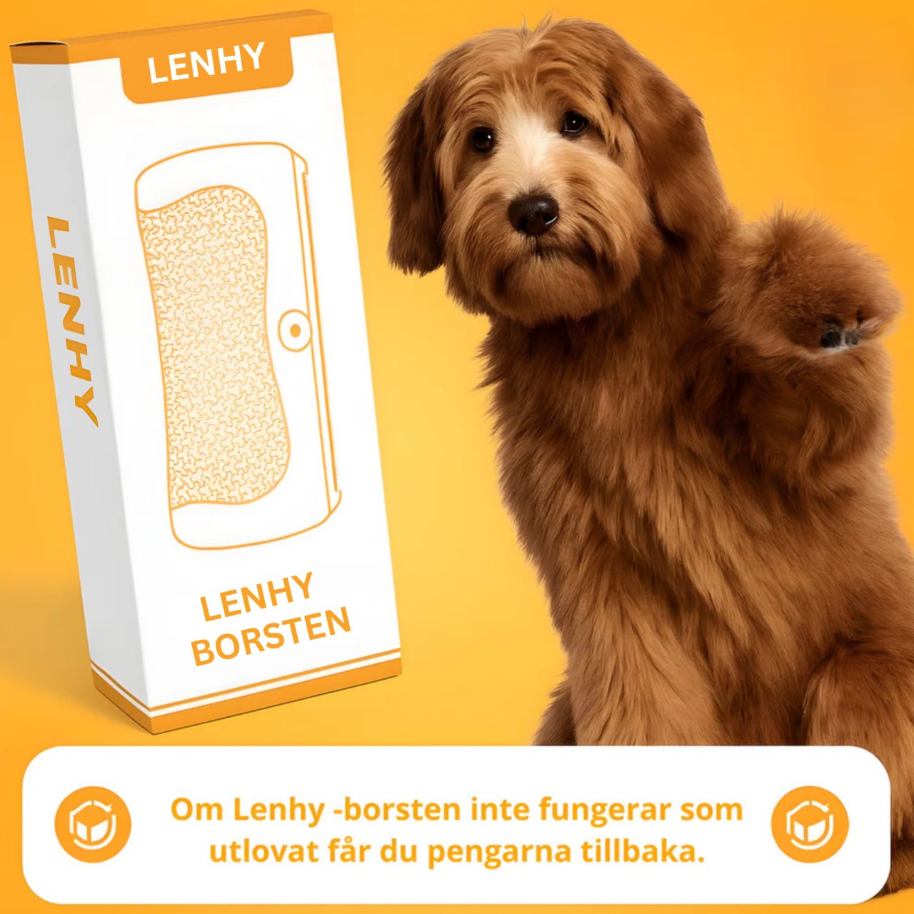 Lenhy™ - Hundborste